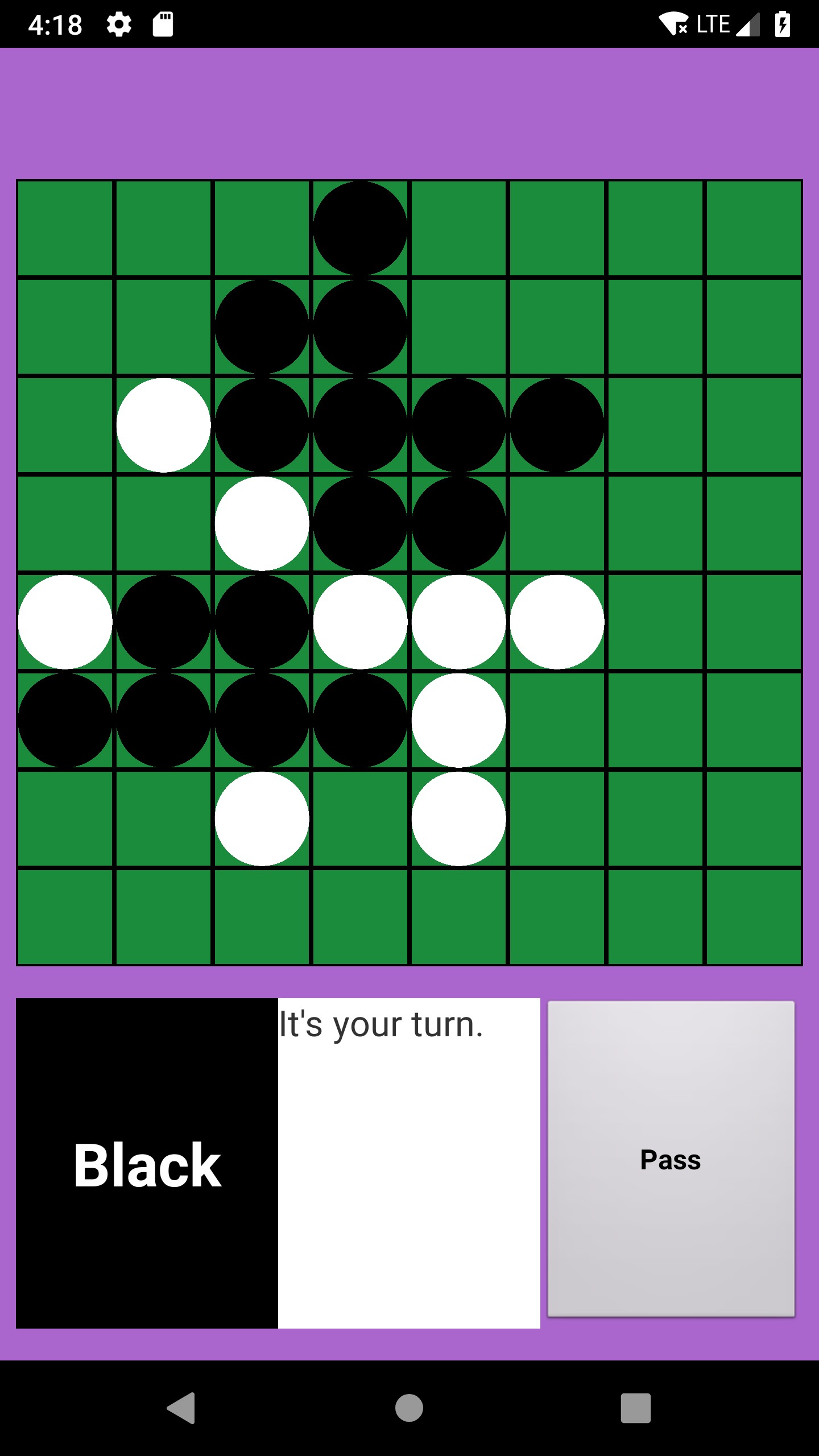 Reversi screenshot