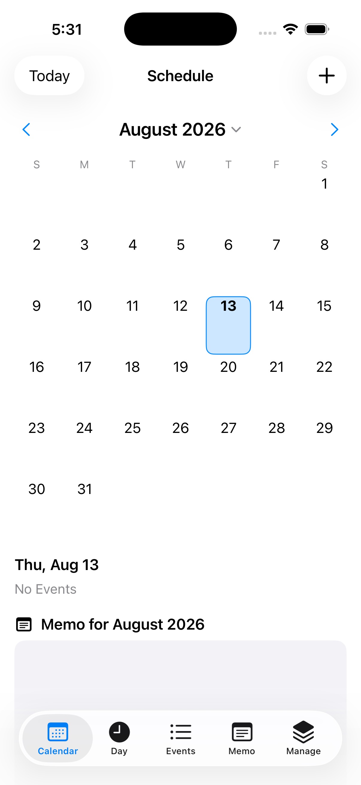 Schedule And Notes screenshot 1