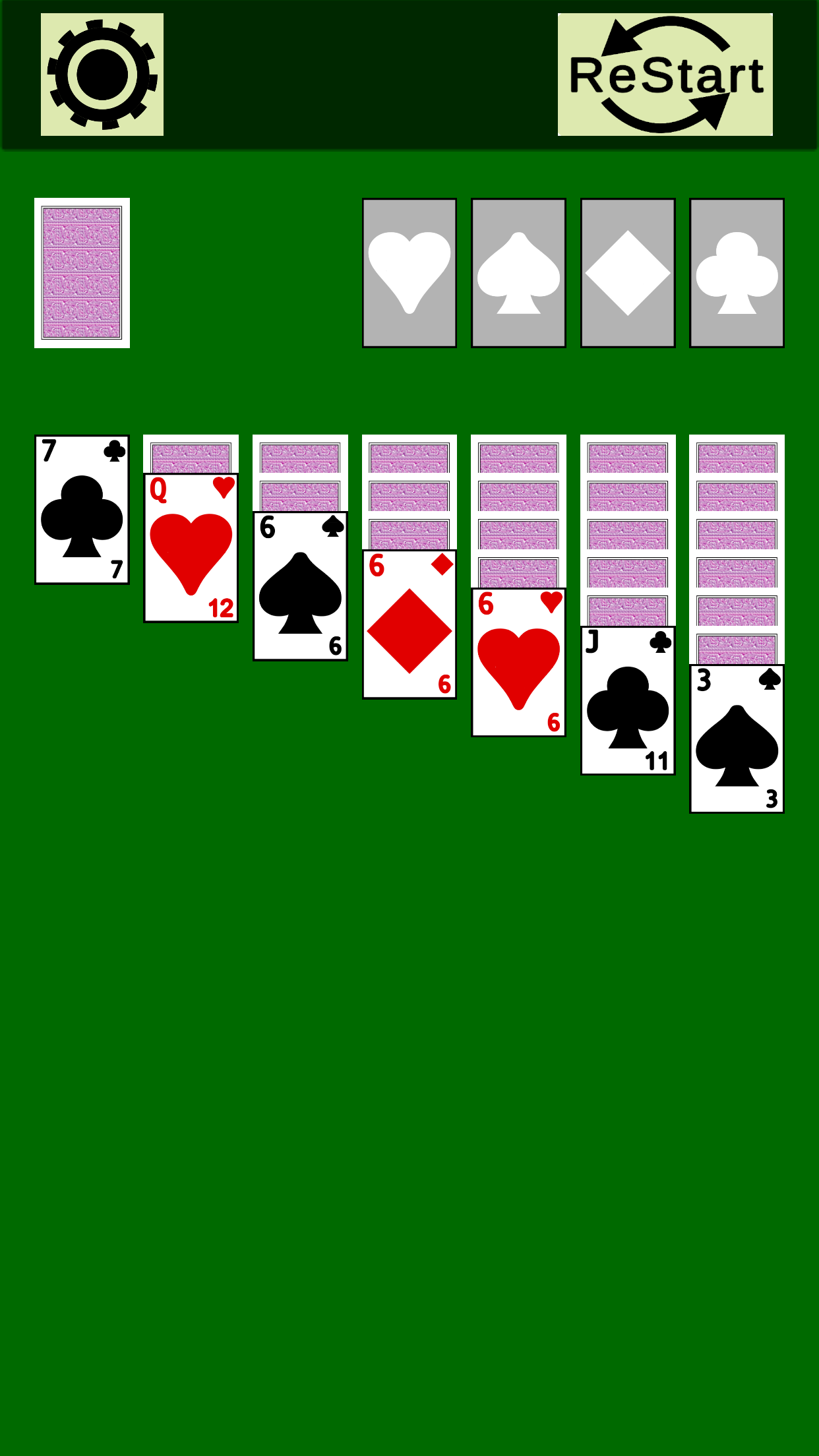 Solitaire Klondike screenshot